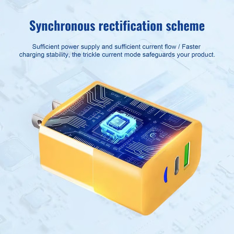 ⚡Clearance Sale🔥Portable Fast Charger, Type C/USB A Dual Ports Adapter,4 in 1 Fast Charging Cable & Data Sync - Image 6