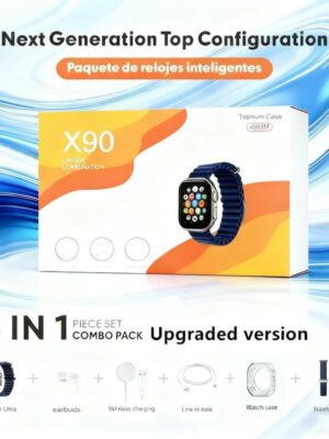 Kit de Smartwatch 6 em 1 de Próxima Geração