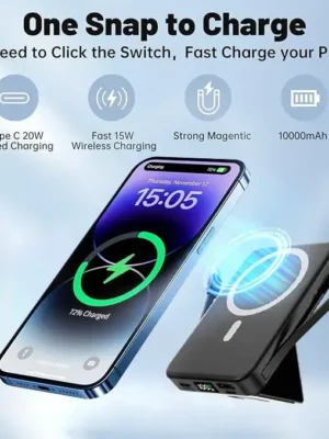 Magnetic Wireless Power Bank 10000mAh
